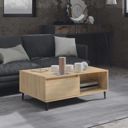 Sonata H Кафе маса, дъб сонома, 90x60x35 см, инженерно дърво - Mese