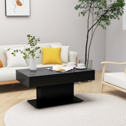 Sonata H Маса за кафе, черна, 96x50x45 см, инженерно дърво - Măsuțe de living