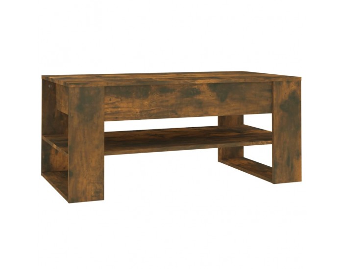 Sonata H Маса за кафе, опушен дъб, 102x55x45 см, инженерно дърво