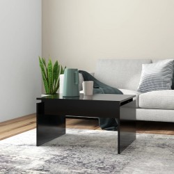 Sonata H Маса за кафе, черна, 68x50x38 см, инженерно дърво - Măsuțe de living