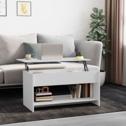 Sonata H Кафе маса, бяла, 102x50x52,5 см, инженерно дърво - Mese
