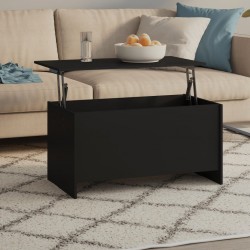 Sonata H Маса за кафе, черна, 102x55,5x52,5 см, инженерно дърво - Măsuțe de living