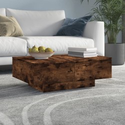 Sonata H Маса за кафе, опушен дъб, 90x60x31 см, инженерно дърво - Măsuțe de living