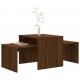 Sonata H Комплект маси за кафе кафяв дъб 100x48x40 см инженерно дърво