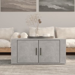 Sonata H Маса за кафе, бетонно сива, 102x50x36 см, инженерно дърво - Măsuțe de living