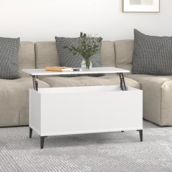 Sonata H Кафе маса, бяла, 90x44,5x45 см, инженерно дърво - Mese