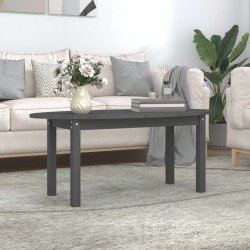 Sonata H Кафе маса, сива, 110x55x45 см, борово дърво масив - Măsuțe de living