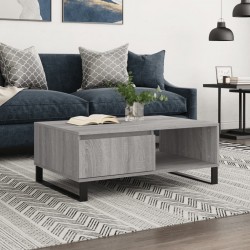 Sonata H Кафе маса, сив сонома, 90x60x35 см, инженерно дърво - Măsuțe de living