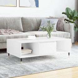 Sonata H Кафе маса, бяла, 104x60x35 см, инженерно дърво - Mese