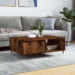 Sonata H Кафе маса, опушен дъб, 90x60x35 см, инженерно дърво - Măsuțe de living
