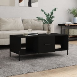 Sonata H Маса за кафе, черна, 102x50x40 см, инженерно дърво - Măsuțe de living