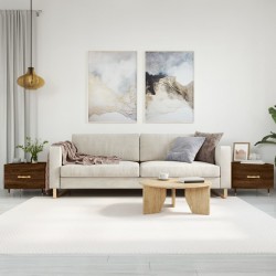 Sonata H Кафе маси, 2 бр, кафяв дъб, 50x50x40 см, инженерно дърво - Măsuțe de living