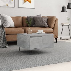 Sonata H Маса за кафе, бетонно сива, 55x55x36,5 см, инженерно дърво - Măsuțe de living