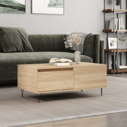 Sonata H Кафе маса, дъб сонома, 90x50x36,5 см, инженерно дърво - Mese