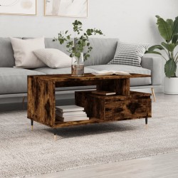 Sonata H Кафе маса, опушен дъб, 90x49x45 см, инженерно дърво - Măsuțe de living