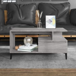 Sonata H Маса за кафе, сив сонома, 90x49x45 см, инженерно дърво - Măsuțe de living