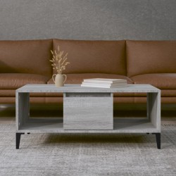 Sonata H Кафе маса, сив сонома, 90x50x36,5 см, инженерно дърво - Măsuțe de living