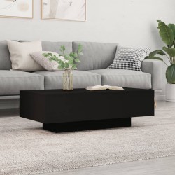 Sonata H Кафе маса, черна, 100x49,5x31 см, инженерно дърво - Măsuțe de living