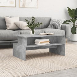 Sonata H Маса за кафе, бетонно сива, 90x55x42,5 см, инженерно дърво - Măsuțe de living