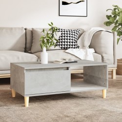 Sonata H Маса за кафе, бетонно сива, 90x50x36,5 см, инженерно дърво - Măsuțe de living