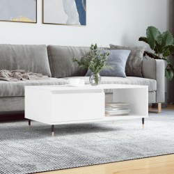 Sonata H Кафе маса, бяла, 90x50x36,5 см, инженерно дърво - Mese