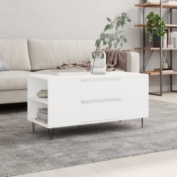 Sonata H Кафе маса, бяла, 102x44,5x50 см, инженерно дърво - Mese