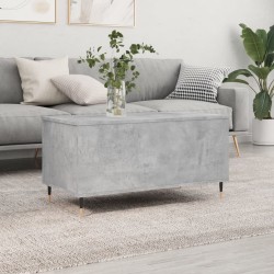 Sonata H Кафе маса, бетонно сива, 90x44,5x45 см, инженерно дърво - Mese