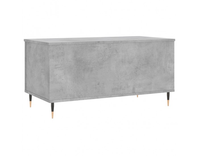 Sonata H Кафе маса, бетонно сива, 90x44,5x45 см, инженерно дърво