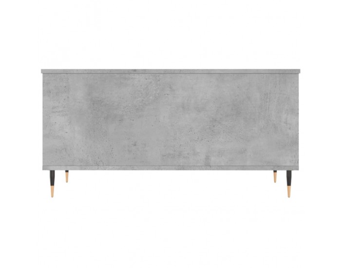 Sonata H Кафе маса, бетонно сива, 90x44,5x45 см, инженерно дърво