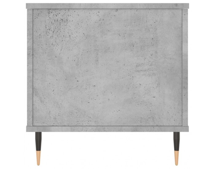 Sonata H Кафе маса, бетонно сива, 90x44,5x45 см, инженерно дърво