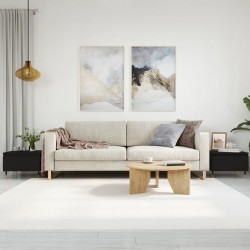 Sonata H Кафе маси, 2 бр, черни, 50x46x35 см, инженерно дърво - Măsuțe de living