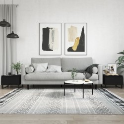 Sonata H Кафе маси, 2 бр, черни, 50x46x35 см, инженерно дърво - Măsuțe de living