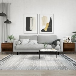 Sonata H Кафе маси, 2 бр, кафяв дъб, 50x46x50 см, инженерно дърво - Măsuțe de living
