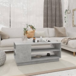 Sonata H Кафе маса, бетонно сива, 102x55x43 см, инженерно дърво - Mese
