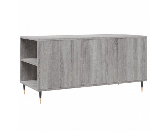 Sonata H Кафе маса, сив сонома, 102x44,5x50 см, инженерно дърво