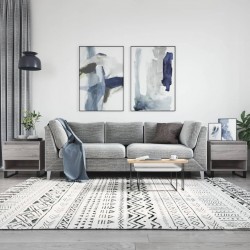 Sonata H Кафе маси, 2 бр, сив сонома, 50x46x50 см, инженерно дърво - Măsuțe de living