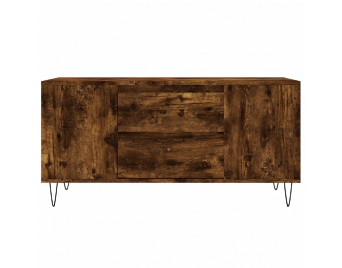 Sonata H Кафе маса, опушен дъб, 102x44,5x50 см, инженерно дърво