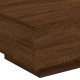 Sonata H Маса за кафе с LED осветление, кафяв дъб, 55x55x31 см