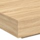 Sonata H Маса за кафе с LED осветление, сонома дъб, 100x100x31 см