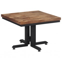 Sonata H Маса за кафе 55x55x40 см масивно регенерирано тиково дърво - Mese de dining