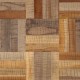 Sonata H Маса за кафе сива 55x55x40 см масивно регенерирано тиково дърво