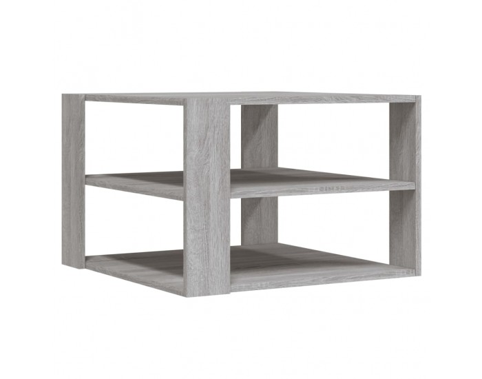 Sonata H Маса за кафе, сив сонома, 59,5x59,5x40 см, инженерно дърво
