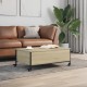 Sonata H Маса за кафе с колелца дъб сонома 91x55x34 см инженерно дърво