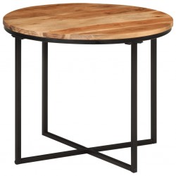 Sonata H Маса за кафе 55x55x45 см акация масив и желязо - Măsuțe de living