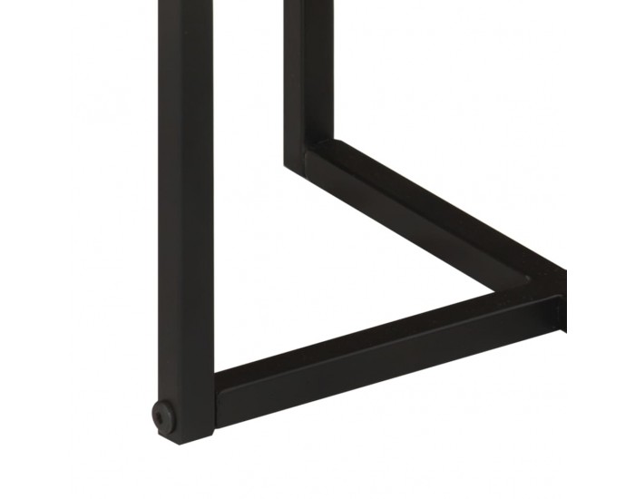 Sonata H Маса за кафе 55x55x45 см акация масив и желязо