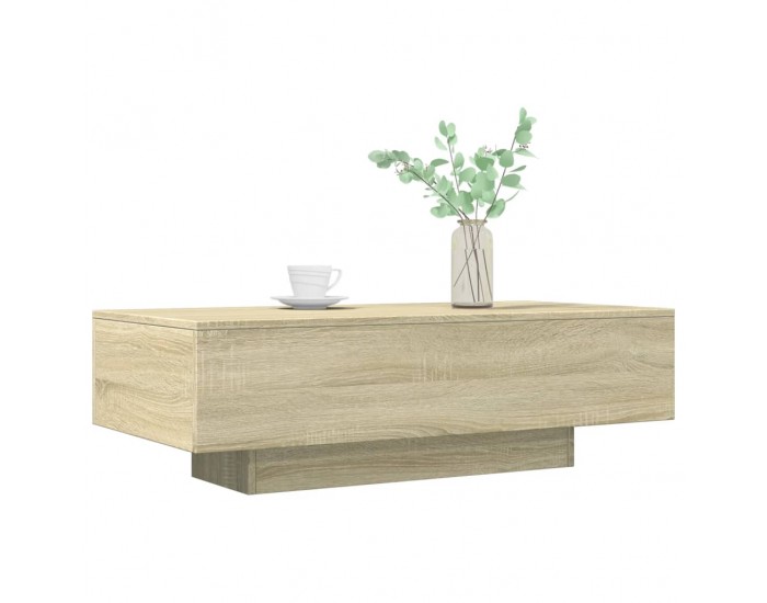 Sonata H Маса за кафе, дъб сонома, 100x49,5x31 см, инженерно дърво
