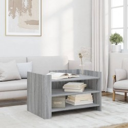 Sonata H Кафе маса, сив сонома, 80x50x50 см, инженерно дърво - Măsuțe de living