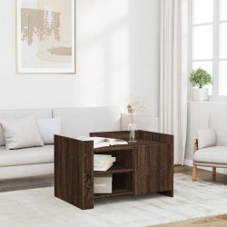 Sonata H Кафе маса, кафяв дъб, 80x50x50 см, инженерно дърво - Măsuțe de living