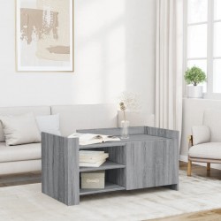 Sonata H Кафе маса, сив сонома, 100x50x50 см, инженерно дърво - Măsuțe de living