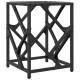 Sonata H Маса за кафе с прозрачен стъклен плот 30x30x41 см стомана